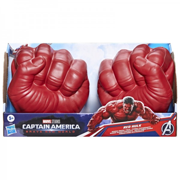 CAPTAIN AMERICA: SÚPER PUÑOS GAMMA DE HULK ROJO