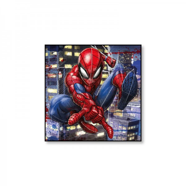 Pintura sobre lienzo Spider-Man 50x50 cm