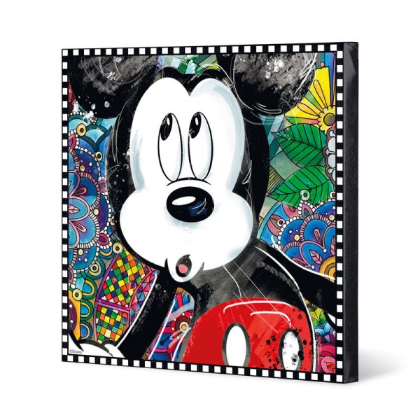 Pintura sobre lienzo Disney Mickey Mouse Forever 70 x 70 cm.