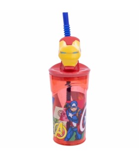 VASO FIGURA 3D 360 ML AVENGERS  IRON MAN