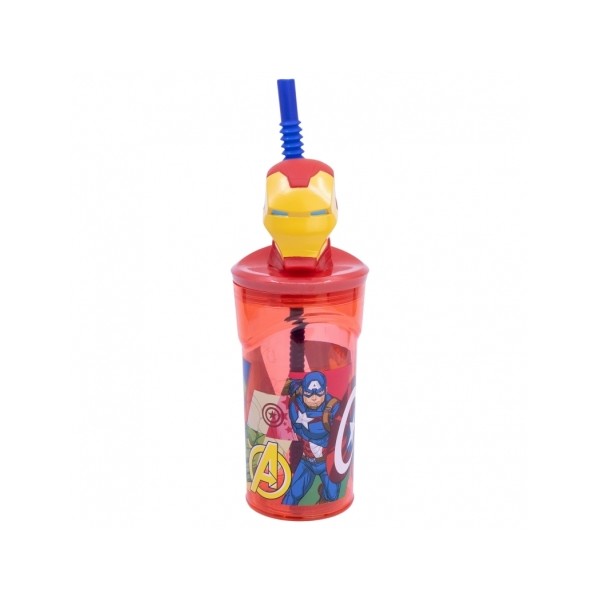 VASO FIGURA 3D 360 ML AVENGERS  IRON MAN
