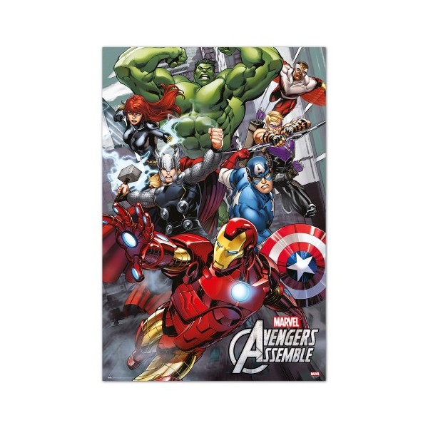 Poster Vengadores Unidos Marvel Comics