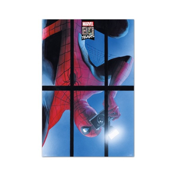Poster Spider-Man 80 Aniversario Marvel Comics