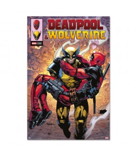 Poster Deadpool Y Lobezno Comic Marvel Studios