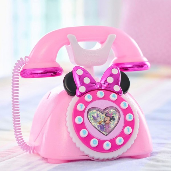 Set juego teléfono con dial giratorio Ring Me, Minnie Mouse