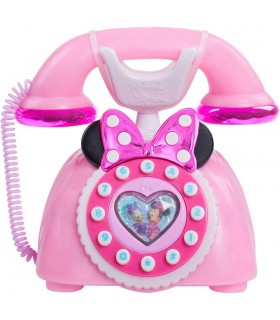Set juego teléfono con dial giratorio Ring Me, Minnie Mouse