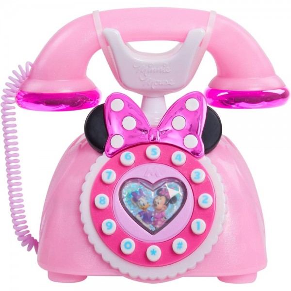 Set juego teléfono con dial giratorio Ring Me, Minnie Mouse