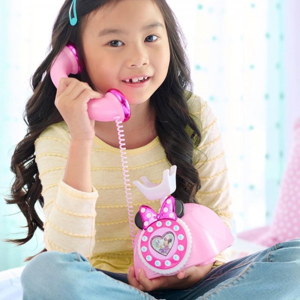 Set juego teléfono con dial giratorio Ring Me, Minnie Mouse