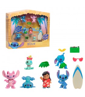 Blister 6 figuras Stitch Disney 5cm