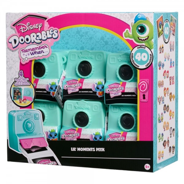 Cápsula Camara sorpresa figura Peek Serie 13 Disney Doorables