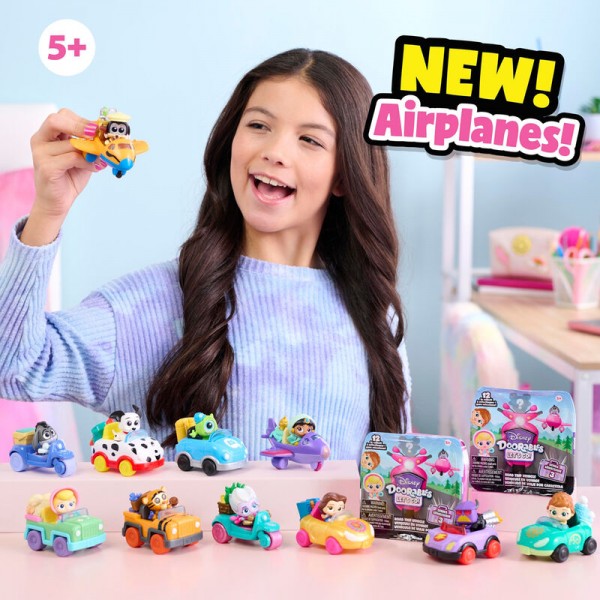 Figura sorpresa Lets Go Vehicles Disney Doorables
