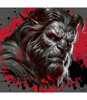 Pintura impresa Bestia 3D
