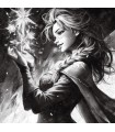 Pintura impresa Elsa 3D