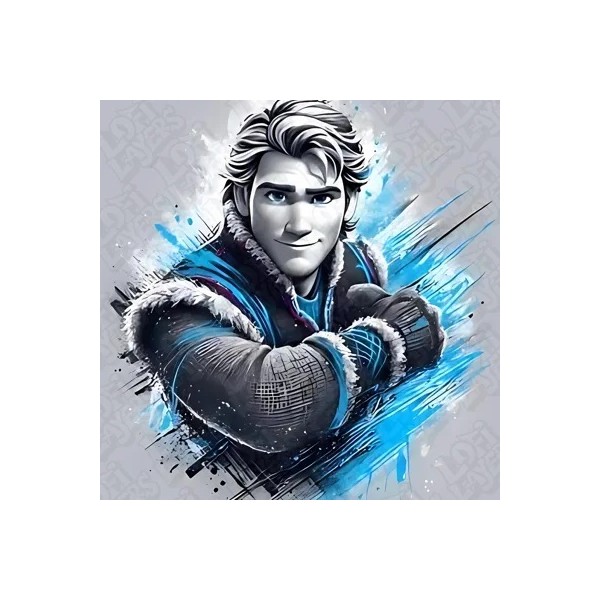 Pintura impresa kristoff 3D
