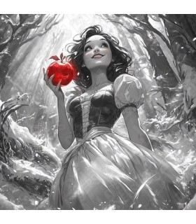Pintura impresa Blancanieves 3D
