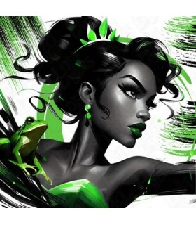 Pintura impresa Tiana 3D