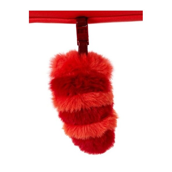 Mini mochila Turning Red Panda tacto de peluche y cola 3D