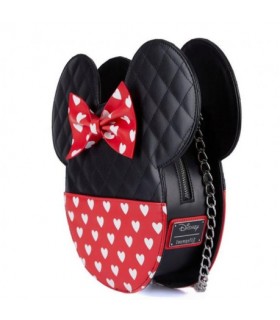 Bolso bandolera reversible Mickey & Minnie San Valentín 28,6 cm
