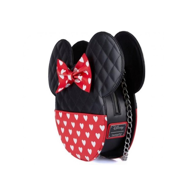 Bolso bandolera reversible Mickey & Minnie San Valentín 28,6 cm
