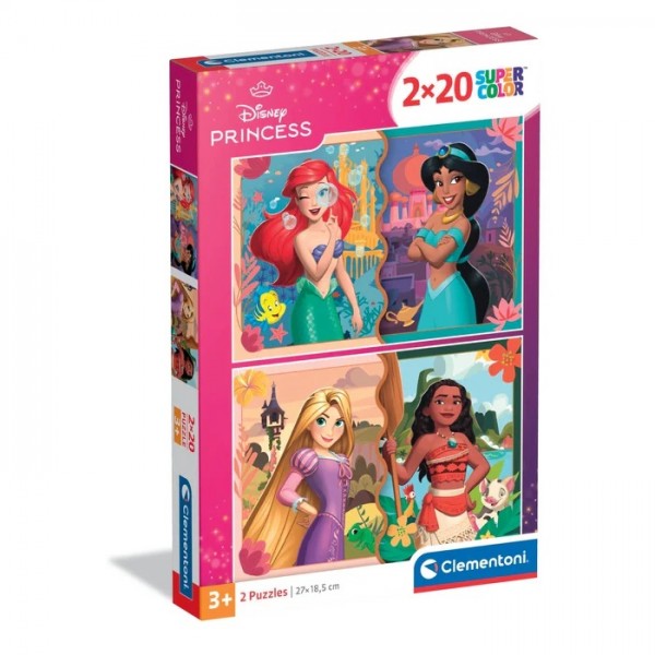 DISNEY PRINCESS - 2X20 PIÈCES