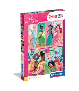 DISNEY PRINCESS - 2 x 60 PIÈCES