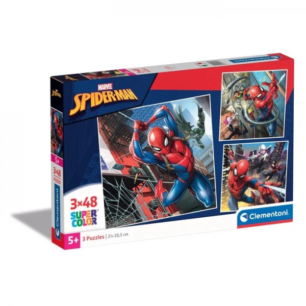 MARVEL SPIDERMAN - 3X48 PIÈCES