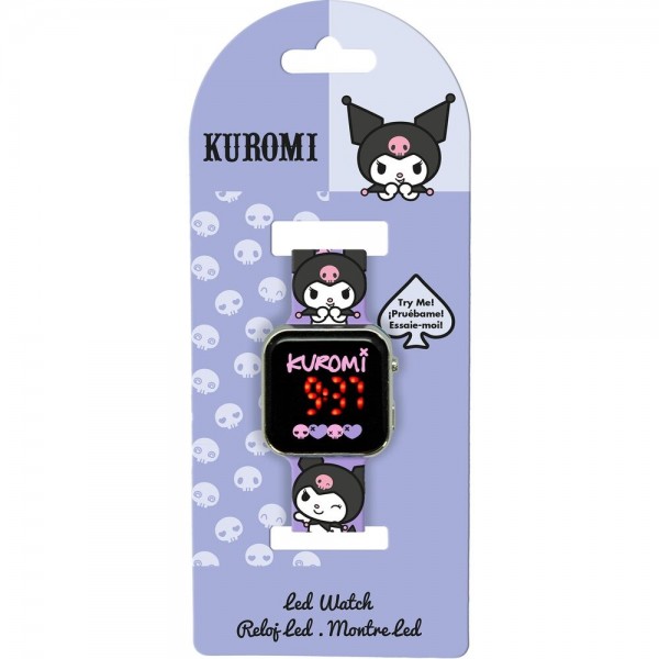 Reloj led Kuromi Hello Kitty