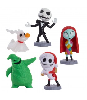 Blister 5 figuras Pesadilla Antes de Navidad Disney