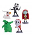 Blister 5 figuras Pesadilla Antes de Navidad Disney