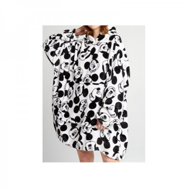 Bata sudadera oversize Mickey Disney coral adulto
