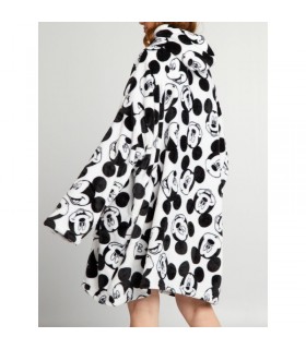 Bata sudadera oversize Mickey Disney coral adulto