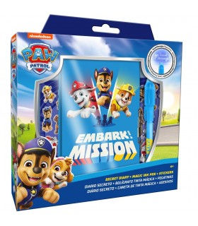 Diario + Boligrafo magico Patrulla Canina Paw Patrol