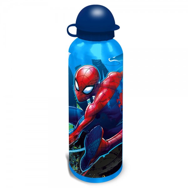 Cantimplora aluminio Spiderman Marvel 500ml surtido