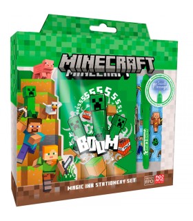Diario con bolígrafo mágico Minecraft