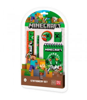 Set papelería Minecraft 5pzs
