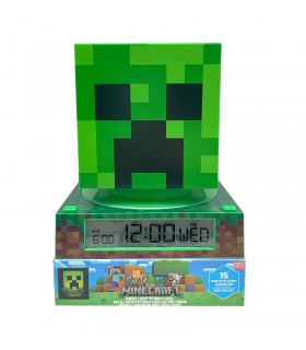 Lampara 3D con despertador Minecraft