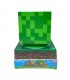 Lampara 3D con despertador Minecraft