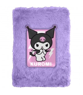 Cuaderno peluche Kuromi Hello Kitty