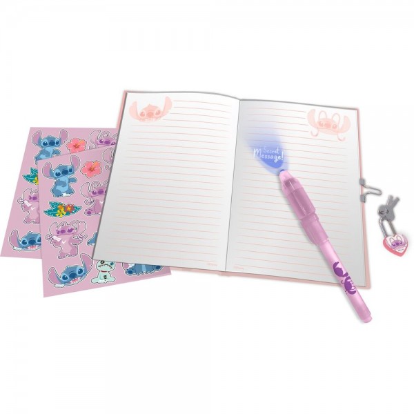 Diario + Bolígrafo mágico Stitch Disney