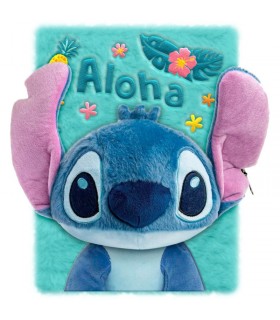 Stitch Libreta de Peluche Plush