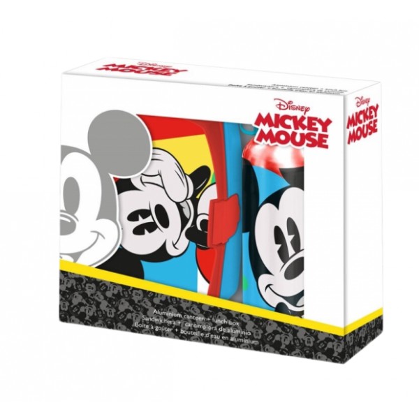 Blíster Sandwichera + Cantimplora Aluminio Mickey