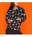 Sudadera unisex con capucha Stitch disfraz de fantasma