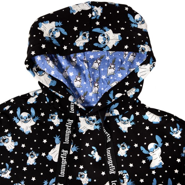 Sudadera unisex con capucha Stitch disfraz de fantasma