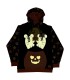 Sudadera unisex con capucha Mickey & Minnie Mouse fantasma