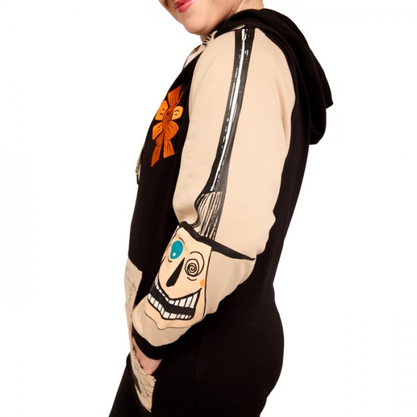 Sudadera unisex con capucha personajes Pesadilla antes de Navidad