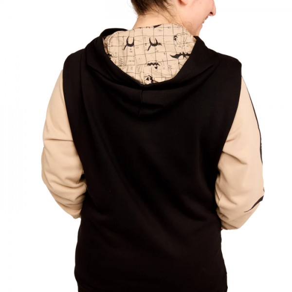 Sudadera unisex con capucha personajes Pesadilla antes de Navidad