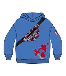 Sudadera Infantil Capucha Spiderman