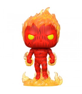 Figura POP Marvel Los 4 Fantásticos La Antorcha Humana