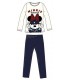 Pijama Infantil manga larga Minnie