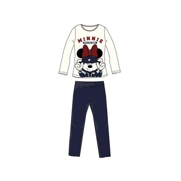 Pijama Infantil manga larga Minnie
